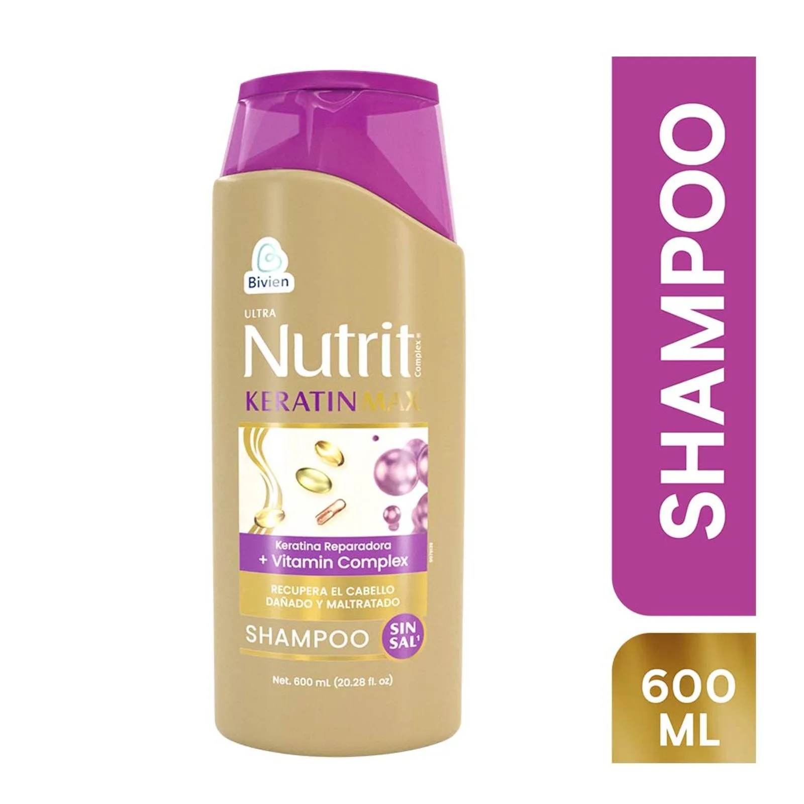SHAMPOO NUTRIT KERATIN MAX X600ML