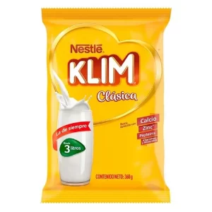 LECHE EN POLVO KLIM NESTLE CLASICA X360G