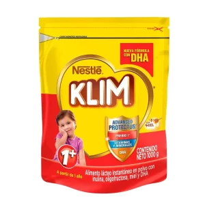 LECHE EN POLVO KLIM NESTLE MIEL 1+ X1000
