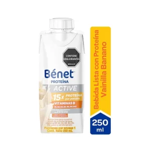 BENET ACTIVE VAINILLA BANANO X250ML
